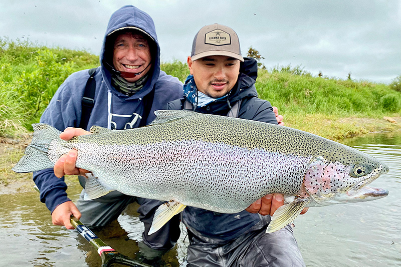 Big Alaska Rainbow Trout